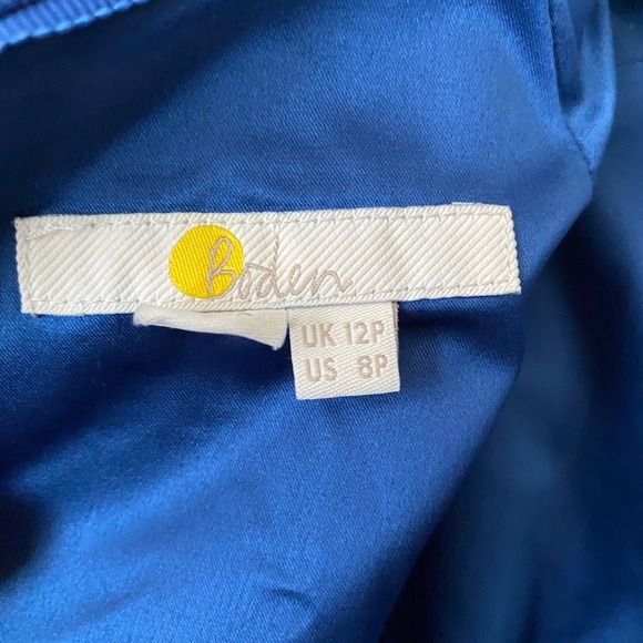 BODEN Martha Dress in Riviera Blue Wildflower Size 8P - Picture 8 of 10